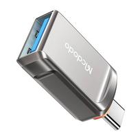 otg adapter usb c - USB 3.0 į USB-C adapteris, Mcdodo OT-8730 (pilka) - 2 nuotrauka