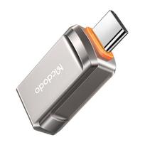 otg adapter usb c - USB 3.0 į USB-C adapteris, Mcdodo OT-8730 (pilka) - 3 nuotrauka