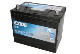 EXIDE EL754 12V 75Ah 750A D+