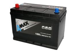 4MAX BAT100/800L/JAP/4MAX 12V 100Ah 800A K+