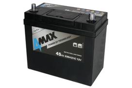 4MAX BAT45/330L/JAP/4MAX 12V 45Ah 330A K+