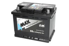 4MAX BAT55/470R/4MAX 12V 55Ah 470A D+