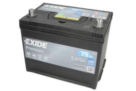 akumuliatorius 12v 12 ah - EXIDE EA754 12V 75Ah 630A D+ - 1 nuotrauka