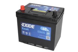 EXIDE EB605 12V 60Ah 480A K+