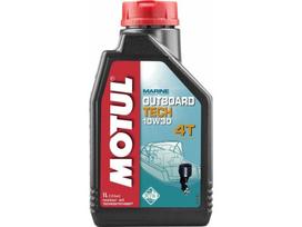 alyva 10w30 - Variklio alyva Motul Outboard Tech 4T 10W30, 1L - 2 nuotrauka