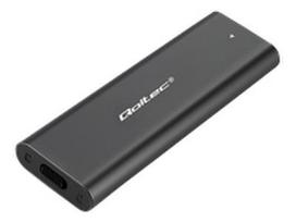 m2 sata - QOLTEC 50312 Enclosure for M.2 SATA SSD / NVME / - 3 nuotrauka