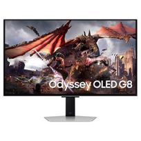 240 hz monitorius - Samsung Odyssey OLED G8, 32'', 240 Hz, UHD, OLED, silver - 1 nuotrauka