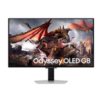 240 hz monitorius - Samsung Odyssey OLED G8, 32'', 240 Hz, UHD, OLED, silver - 2 nuotrauka