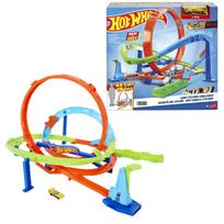 hot wheels garazas - Trasa su kilpomis Hot Wheels Loop Cyclone Challenge - 1 nuotrauka