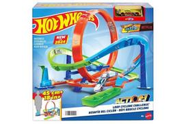 hot wheels garazas - Trasa su kilpomis Hot Wheels Loop Cyclone Challenge - 2 nuotrauka