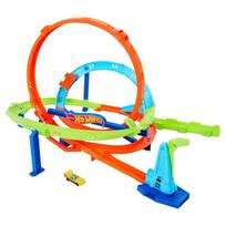 hot wheels garazas - Trasa su kilpomis Hot Wheels Loop Cyclone Challenge - 4 nuotrauka