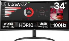 240 hz monitorius - LG 34WR50QK-B - 1 nuotrauka