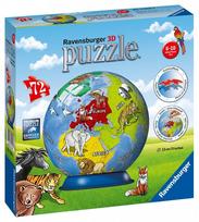 ravensburger 3d puzzle - Ravensburger 3D Puzzle Ball Childrens Globe 11840 - 3 nuotrauka