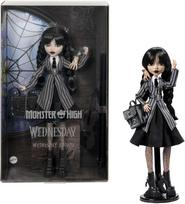 monster high leles - Mattel „Monster High X Wednesday“ lėlė Trečiadienė - 1 nuotrauka