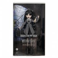 monster high leles - Mattel „Monster High X Wednesday“ lėlė Trečiadienė - 2 nuotrauka