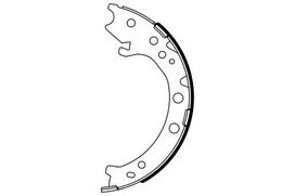 BOSCH 0 986 487 967 Brake shoe set
