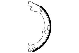 BOSCH 0 986 487 964 Brake shoe set
