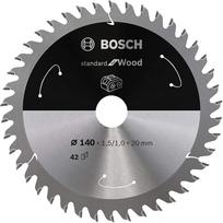 Pjovimo diskas medienai Bosch Standard for Wood 2608837672; 140x20 mm; Z42