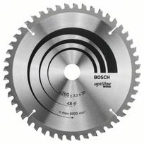 Pjovimo diskas medienai Bosch OPTILINE WOOD; 260x3,2x30,0 mm; Z48; 15°