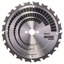 Pjovimo diskas medienai Bosch CONSTRUCT WOOD; 300x2,8x30,0 mm; Z20; 15°