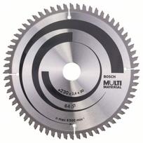 Pjovimo diskas medienai Bosch MULTI MATERIAL; 230x2,4x30,0 mm; Z64; -5°