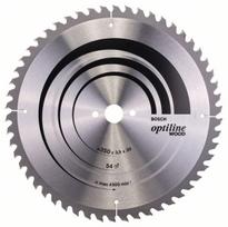 Pjovimo diskas medienai Bosch OPTILINE WOOD; 350x3,5x30,0 mm; Z54; 10°