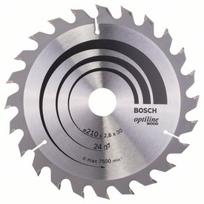 210 pjovimo diskas - Pjovimo diskas medienai Bosch OPTILINE WOOD; 210x2,8x30,0 mm; Z24; 15° - 1 nuotrauka