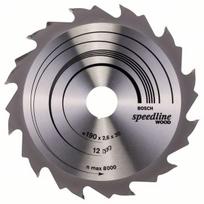 190 x 30 pjovimo diskas - Pjovimo diskas medienai Bosch SPEEDLINE WOOD; 190x2,6x30,0 mm; Z12; 15° - 1 nuotrauka
