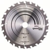 Pjovimo diskas medienai Bosch SPEEDLINE WOOD; 250x3,2x30,0 mm; Z24; 15°