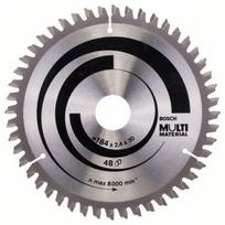 Pjovimo diskas medienai Bosch MULTI MATERIAL; 184x2,4x30,0 mm; Z48; -5°