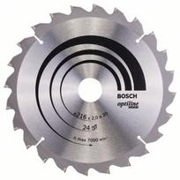 Pjovimo diskas medienai Bosch OPTILINE WOOD; 216x2x30,0 mm; Z24; -5°