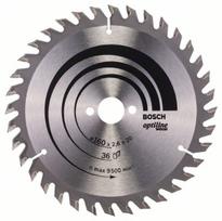 Pjovimo diskas medienai Bosch OPTILINE WOOD; 160x2,6x20,0 mm; Z36; 15°