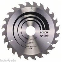 Pjovimo diskas medienai Bosch OPTILINE WOOD; 184x2,6x30,0 mm; Z48; 15°