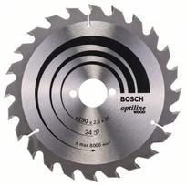 190 x 30 pjovimo diskas - Pjovimo diskas medienai Bosch OPTILINE WOOD; 190x2x30,0 mm; Z24; 15° - 1 nuotrauka