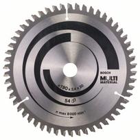Pjovimo diskas medienai Bosch MULTI MATERIAL; 190x2,4x20,0 mm; Z54; -5°