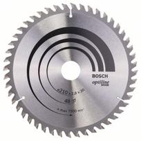 210 pjovimo diskas - Pjovimo diskas medienai Bosch OPTILINE WOOD; 210x2,8x30,0 mm; Z48; 15° - 1 nuotrauka