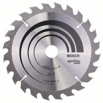 pjovimo diskas medienai - Pjovimo diskas medienai Bosch OPTILINE WOOD; 235x2,8x30,0 mm; Z24; 15° - 1 nuotrauka
