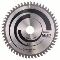 Pjovimo diskas medienai Bosch MULTI MATERIAL; 210x2,4x30,0 mm; Z54; -5°