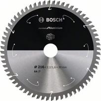 pjovimo diskas 216 30 - Pjovimo diskas Bosch Standard for Aluminium 2608837776; 216x30 mm; Z64 - 1 nuotrauka