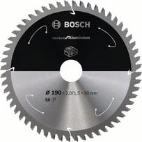 pjovimo diskas 165x20 - Pjovimo diskas Bosch Standard for Aluminium 2608837763; 165x20 mm; Z54 - 1 nuotrauka