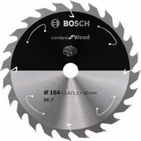 Pjovimo diskas Bosch Standard for Wood 2608837702; 184x20 mm; Z24