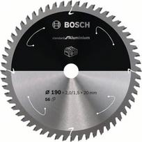 Pjovimo diskas Bosch Standard for Aluminum 2608837770; 190x20 mm; Z56