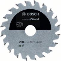 z20 - Pjovimo diskas Bosch 2608837666; 85x15 mm; Z20 - 1 nuotrauka