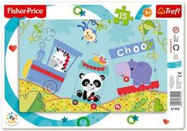 Trefl Frame Puzzle Happy Train 15pcs 31195