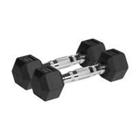 Gumuoti ketaus hanteliai Rebel Active Hex 2x2kg