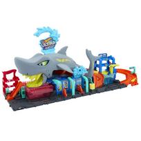 hot wheels garazas - Mattel Hot Wheels City Ultra Shark Car Wash HTN82 - 2 nuotrauka