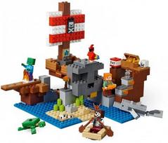 lego konstruktoriai laivai - LEGO Minecraft Piratų laivo nuotykiai 21152 - 3 nuotrauka