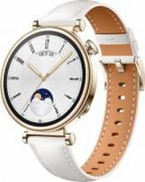 huawei watch gold - Huawei Watch GT4 41mm Gold / White Leather Strap - 1 nuotrauka