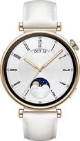 huawei watch gold - Huawei Watch GT4 41mm Gold / White Leather Strap - 2 nuotrauka