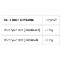 kofermentas q10 30 - Ecosh Coenzyme Q10 Kofermentas Q10, 30 kapsulių - 2 nuotrauka